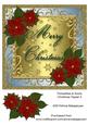 Poinsettia & Swirls Christmas Topper 5