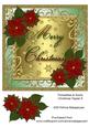 Poinsettia & Swirls Christmas Topper 8