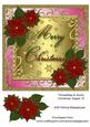Poinsettia & Swirls Christmas Topper 10