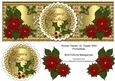 Bones Festes Dl Topper with Poinsettias