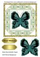 Black-blue Butterfly Topper