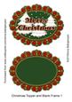 Christmas Topper and Blank Frame 1