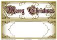Elegant Dl Christmas Topper & Blank Insert 4
