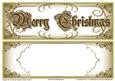 Elegant Dl Christmas Topper & Blank Insert 5