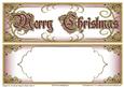 Elegant Dl Christmas Topper & Blank Insert 6