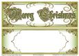 Elegant Dl Christmas Topper & Blank Insert 7