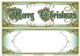 Elegant Dl Christmas Topper & Blank Insert 8