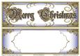 Elegant Dl Christmas Topper & Blank Insert 9