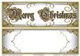 Elegant Dl Christmas Topper & Blank Insert 10