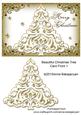 Beautiful Christmas Tree Card Front 1