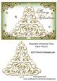 Beautiful Christmas Tree Card Front 2
