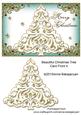 Beautiful Christmas Tree Card Front 4
