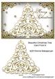 Beautiful Christmas Tree Card Front 6