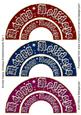 Arched Happy Holidays Embellishments Set 1