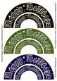 Arched Happy Holidays Embellishments Set 2