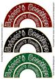 Arched Season's Greetings Embellishments Set 1