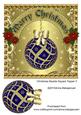 Christmas Bauble Square Topper 3