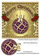 Christmas Bauble Square Topper 5