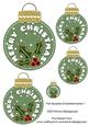 Felt Baubles Embellishments 1