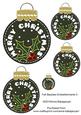 Felt Baubles Embellishments 5