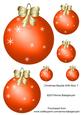 Christmas Bauble with Bow 7