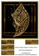 Artistic Square Topper for Male Cards 1