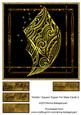 Artistic Square Topper for Male Cards 2