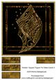 Artistic Square Topper for Male Cards 4