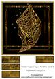 Artistic Square Topper for Male Cards 5