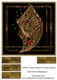 Artistic Square Topper for Male Cards 6