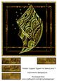 Artistic Square Topper for Male Cards 7