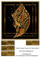 Artistic Square Topper for Male Cards 8