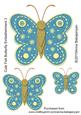 Cute Felt Butterfly Embellishment 3
