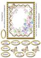 Just for You Large Card Front with Flowers & Butterfly 2