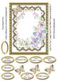 Just for You Large Card Front with Flowers & Butterfly 4