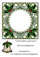 Christmas Blank Large Topper 1