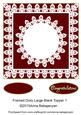 Framed Doily Large Blank Topper 1