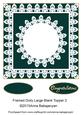 Framed Doily Large Blank Topper 2