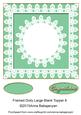 Framed Doily Large Blank Topper 6