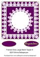 Framed Doily Large Blank Topper 8