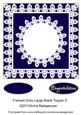 Framed Doily Large Blank Topper 9