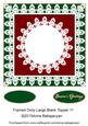 Framed Doily Large Blank Topper 11