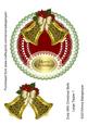 Doily with Christmas Bells Large Topper 1