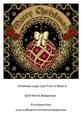 Christmas Large Card Front in Black 6