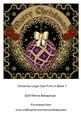 Christmas Large Card Front in Black 7