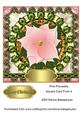 Pink Poinsettia Square Card Front 4