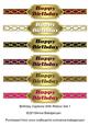 Birthday Captions with Ribbon Set 1