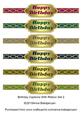 Birthday Captions with Ribbon Set 2