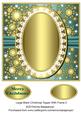 Large Blank Christmas Topper with Frame 2