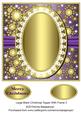 Large Blank Christmas Topper with Frame 3
